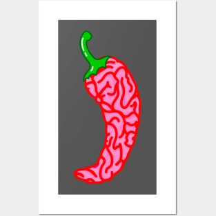 Neurospicy Brain Pepper Posters and Art